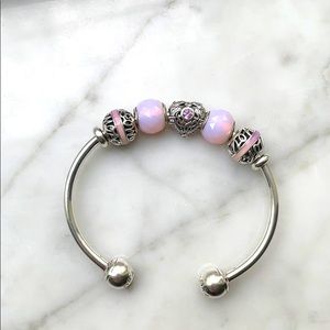 Authentic pandora bangle full set